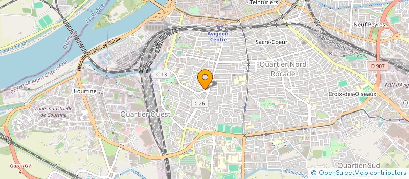 localisation de l'entreprise FIPARJEP à AVIGNON