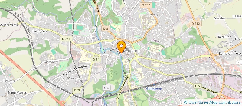 localisation de l'entreprise FIPECHE à GUINGAMP