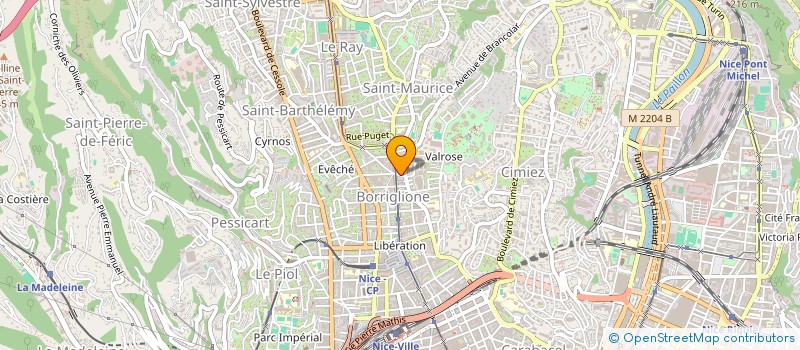 localisation de l'entreprise FIPEL SARL à NICE