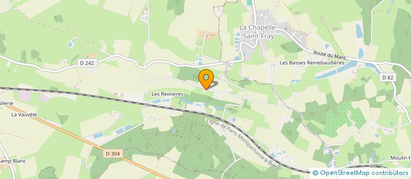 localisation de l'entreprise FIPEM INVEST  MEZIERES SOUS LAVARDIN