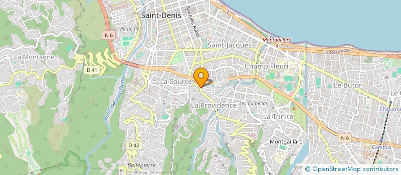 localisation de l'entreprise FIPRIM IMMO à SAINT-DENIS