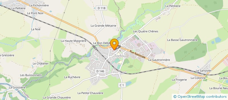 localisation de l'entreprise FIPRO à SEVREMOINE