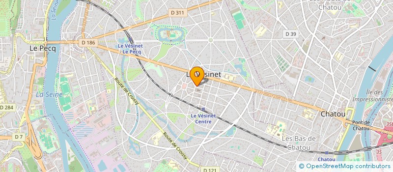 localisation de l'entreprise FIQI TRANSPORT  LE VESINET