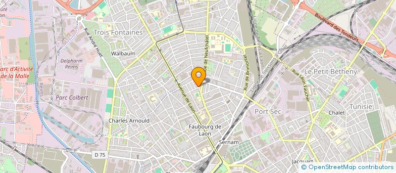 localisation de l'entreprise FIQUEFLEUR  REIMS