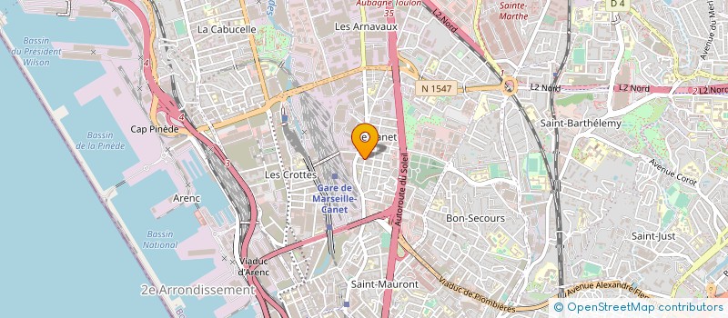 localisation de l'entreprise FIR ENERGIES & SERVICES à MARSEILLE