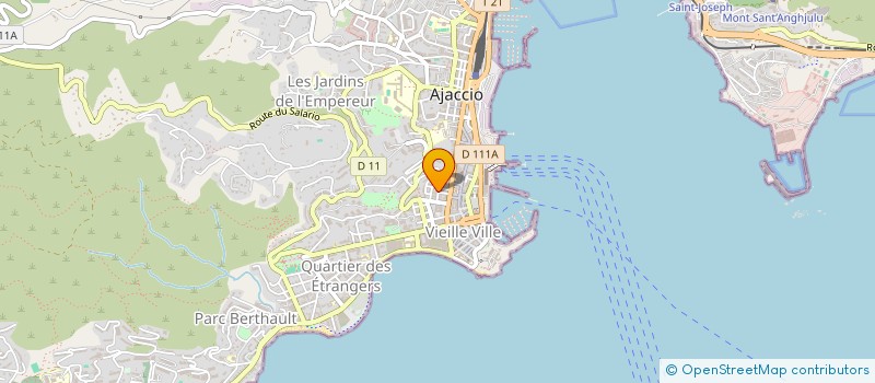 localisation de l'entreprise FIR - INVEST  AJACCIO