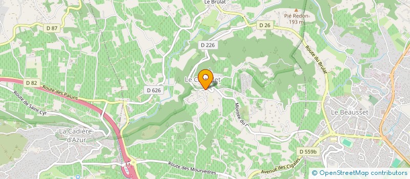 localisation de l'entreprise FIR INVEST  LE CASTELLET