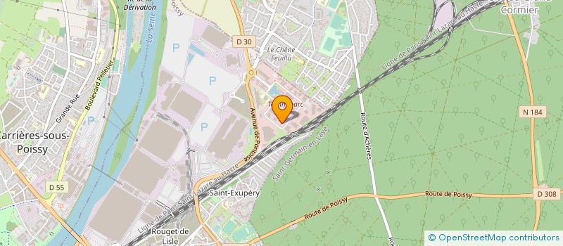 localisation de l'entreprise FIRAC à POISSY