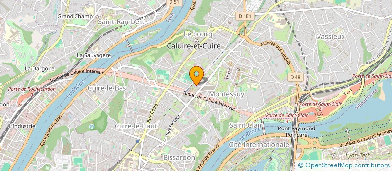 localisation de l'entreprise FIRAS BATIMENT à CALUIRE-ET-CUIRE