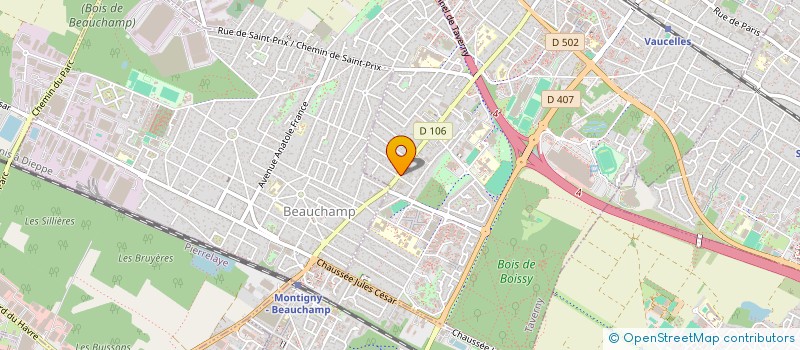 localisation de l'entreprise FIRAS COIFFURE à TAVERNY