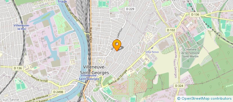 localisation de l'entreprise FIRAS IMMO  VILLENEUVE-SAINT-GEORGES