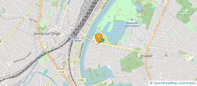 localisation de l'entreprise FIRAT à DRAVEIL