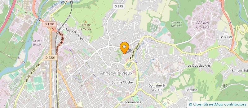 localisation de l'entreprise FIRDAOS à ANNECY