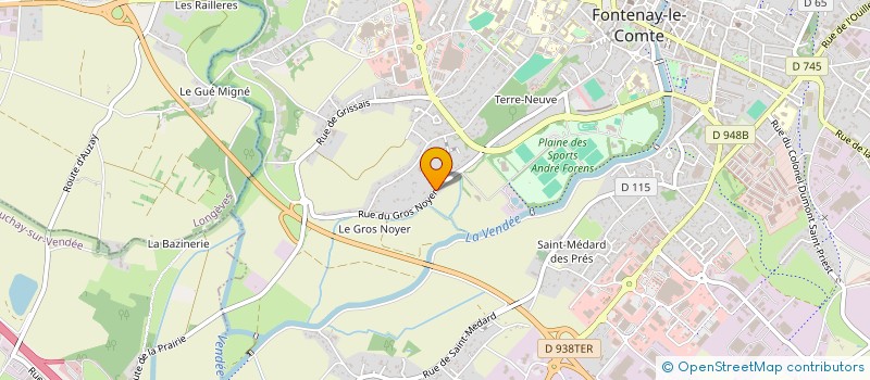 localisation de l'entreprise FIRE à FONTENAY-LE-COMTE