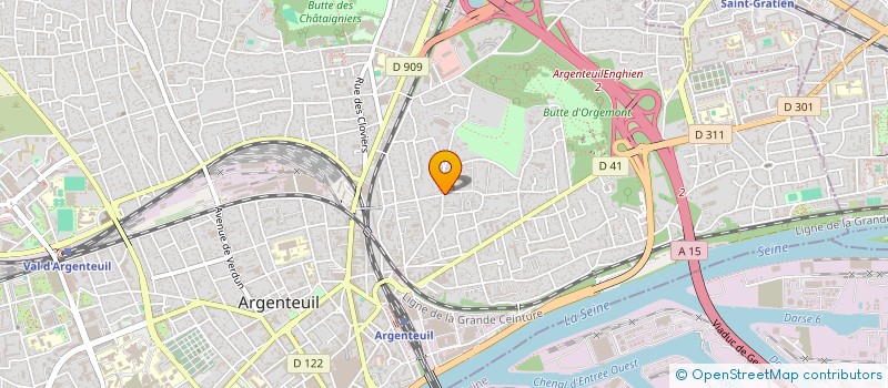 localisation de l'entreprise FIRE  ARGENTEUIL