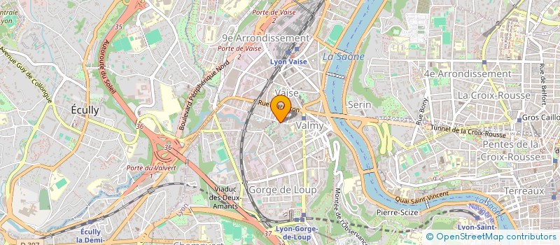 localisation de l'entreprise FIRE  LYON