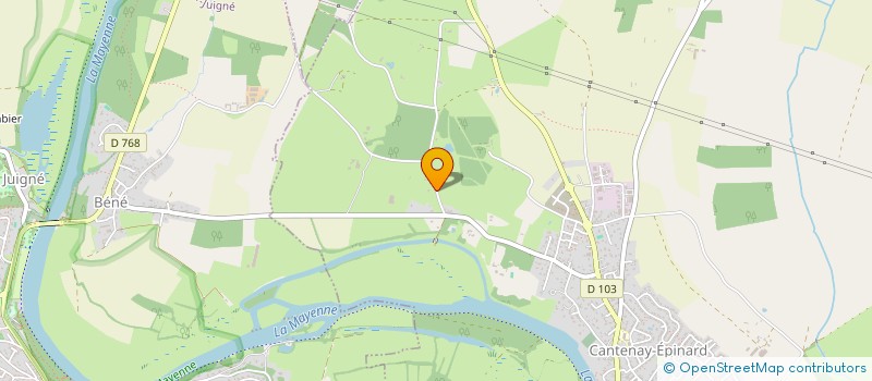 localisation de l'entreprise FIRE  CANTENAY-EPINARD