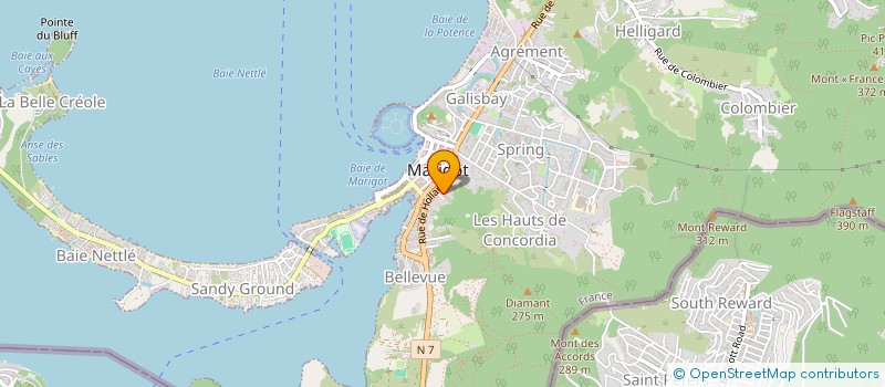 localisation de l'entreprise FIRE BALL  SAINT MARTIN