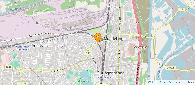 localisation de l'entreprise FIRE CONTROLE à MONDELANGE