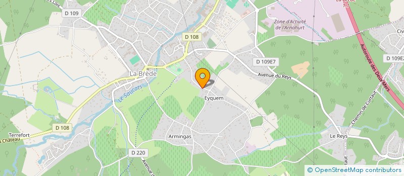 localisation de l'entreprise FIRE D-TECH à LA BREDE