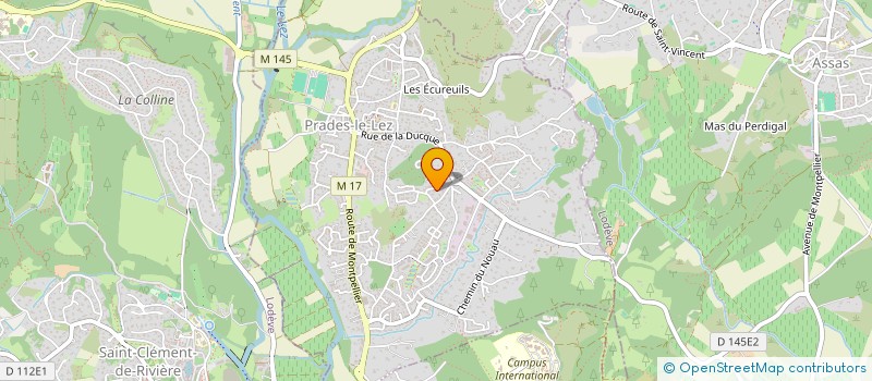 localisation de l'entreprise FIRE DANCE à PRADES-LE-LEZ