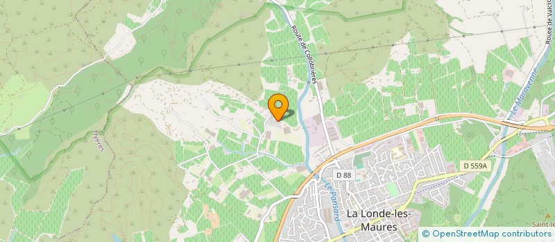 localisation de l'entreprise FIRE LANDUE  LA LONDE LES MAURES