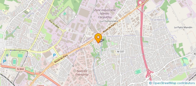 localisation de l'entreprise FIRE PREVENTION à NANTES