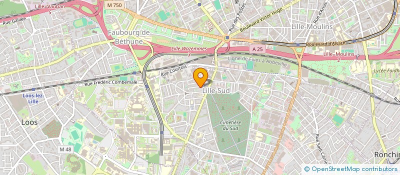 localisation de l'entreprise FIRE ROLE à LILLE