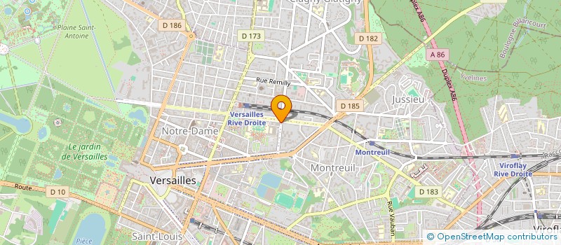 localisation de l'entreprise FIRE SECURITE à VERSAILLES
