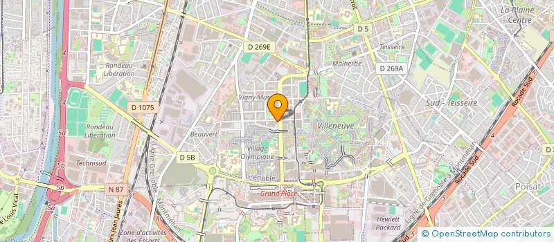 localisation de l'entreprise FIREC IMMOBILIER à GRENOBLE