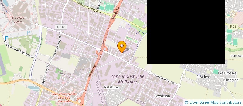 localisation de l'entreprise FIRECARS à GENAS