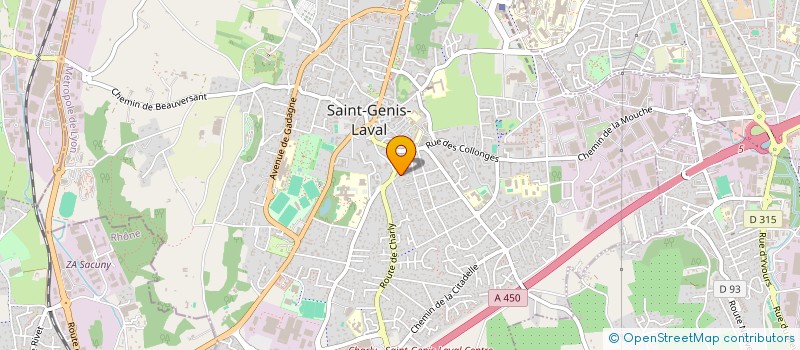 localisation de l'entreprise FIRECO à SAINT-GENIS-LAVAL