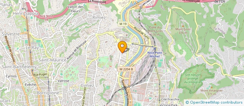 localisation de l'entreprise FIREDANCE  NICE