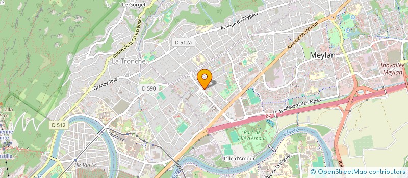 localisation de l'entreprise FIREHEAD  MEYLAN