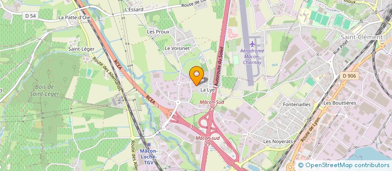 localisation de l'entreprise FIREL à CHARNAY-LES-MACON