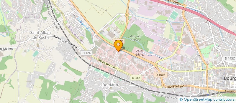 localisation de l'entreprise FIREM à BOURGOIN-JALLIEU
