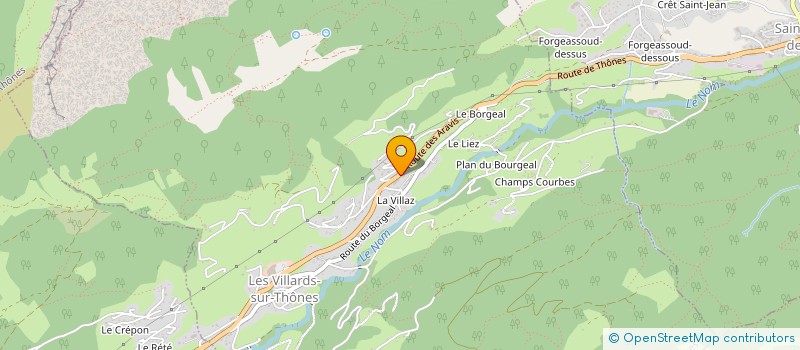 localisation de l'entreprise FIREM à LES VILLARDS-SUR-THONES