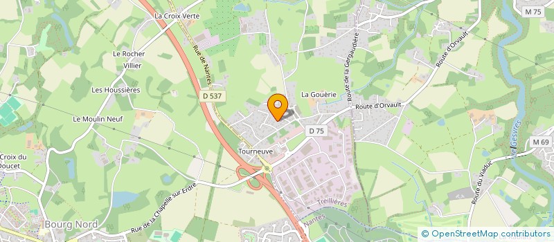 localisation de l'entreprise FIREMARK FRANCE  TREILLIERES