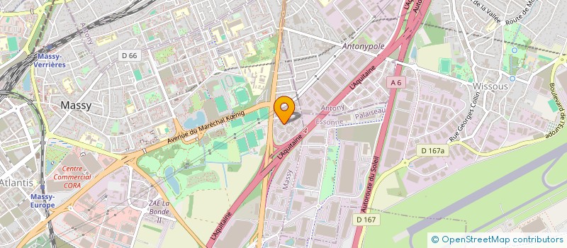 localisation de l'entreprise FIREMOB à MASSY