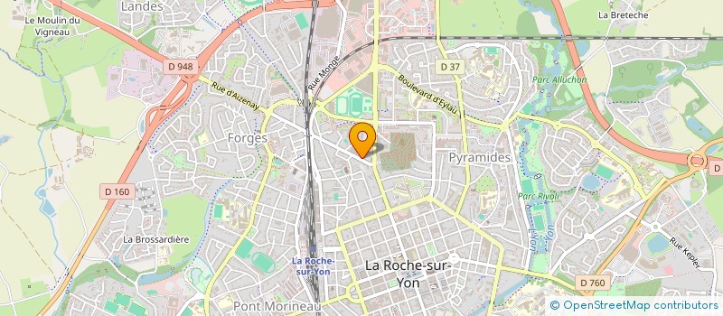 localisation de l'entreprise FIREONIX à LA ROCHE-SUR-YON