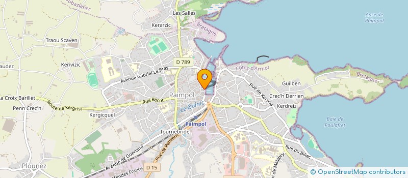 localisation de l'entreprise FIRESPORT à PAIMPOL