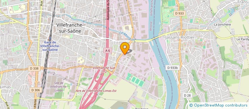 localisation de l'entreprise FIREV  VILLEFRANCHE-SUR-SAONE