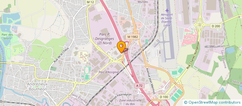 localisation de l'entreprise FIRL  ANDREZIEUX-BOUTHEON