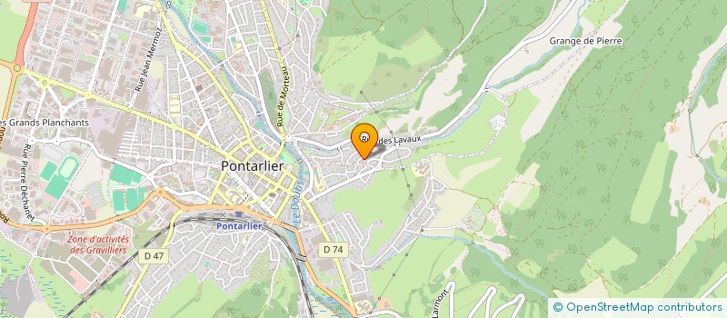 localisation de l'entreprise FIRM & CO  PONTARLIER