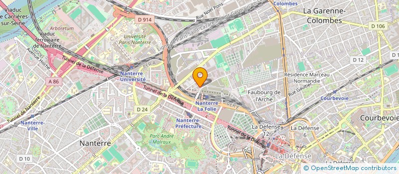 localisation de l'entreprise FIRMA INKO  NANTERRE