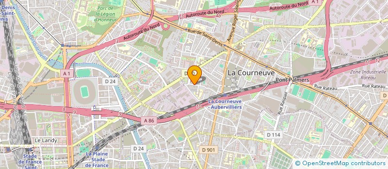 localisation de l'entreprise FIRMA TRANSPORT à CLICHY