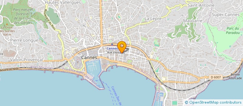 localisation de l'entreprise FIRMAMENT FILMS PRODUCTIONS à CANNES