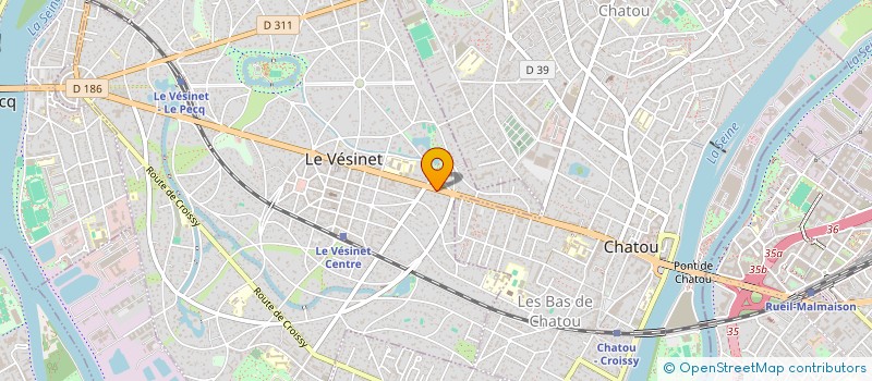 localisation de l'entreprise FIRMARE IMMO 2  LE VESINET