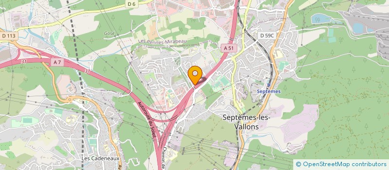 localisation de l'entreprise FIRMATEC à SEPTEMES-LES-VALLONS