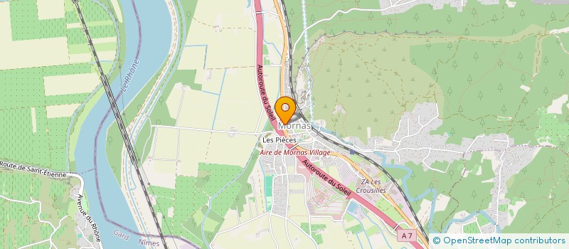 localisation de l'entreprise FIRMES  MORNAS